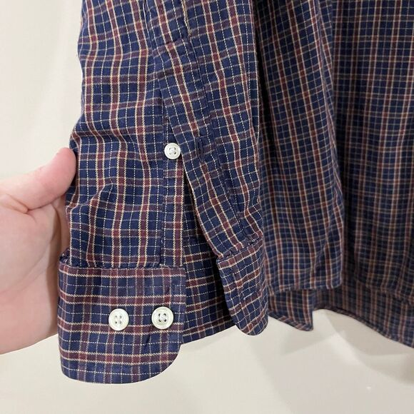 Brooks Brothers Plaid Button-Down Sport Shirt size Large - Picture 2 of 4